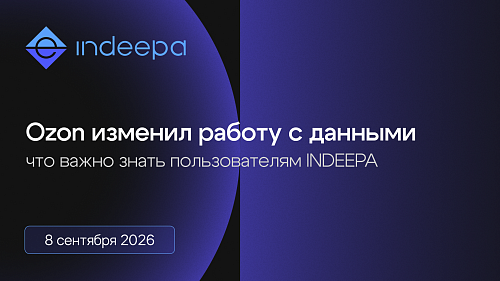 Обновление данных Ozon в сервисах INDEEPA